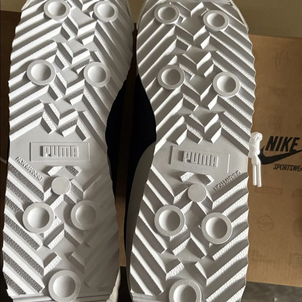 Puma Roma White and Navy Men's Sneakers - Picture 5 of 5